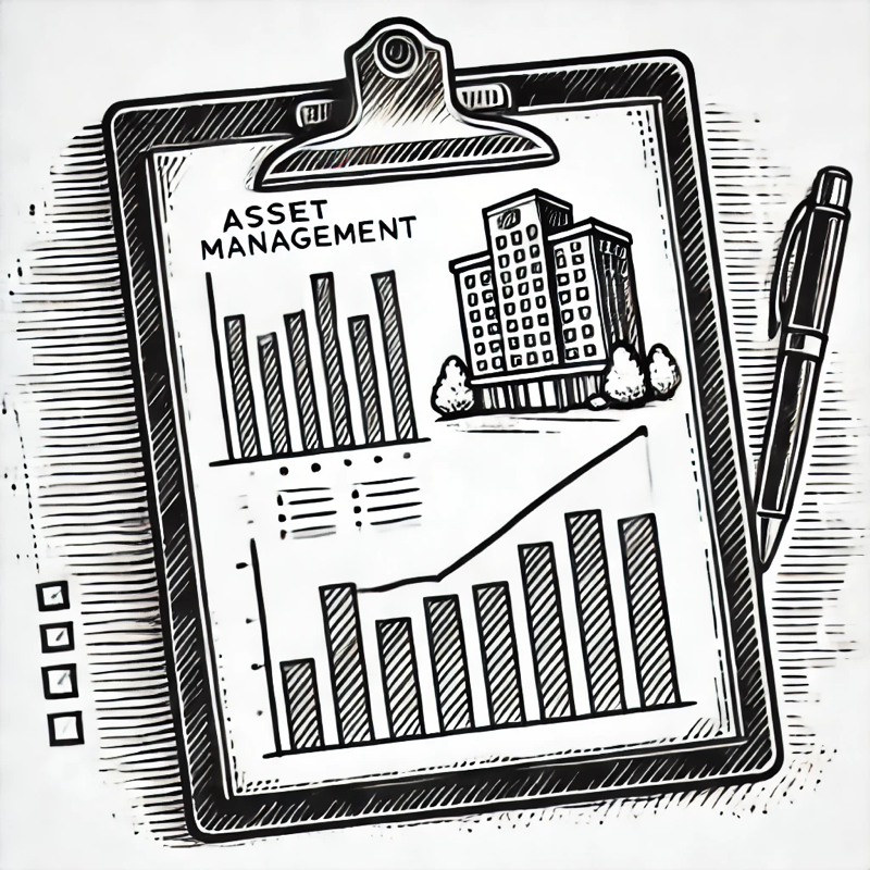 Hotel asset management icon