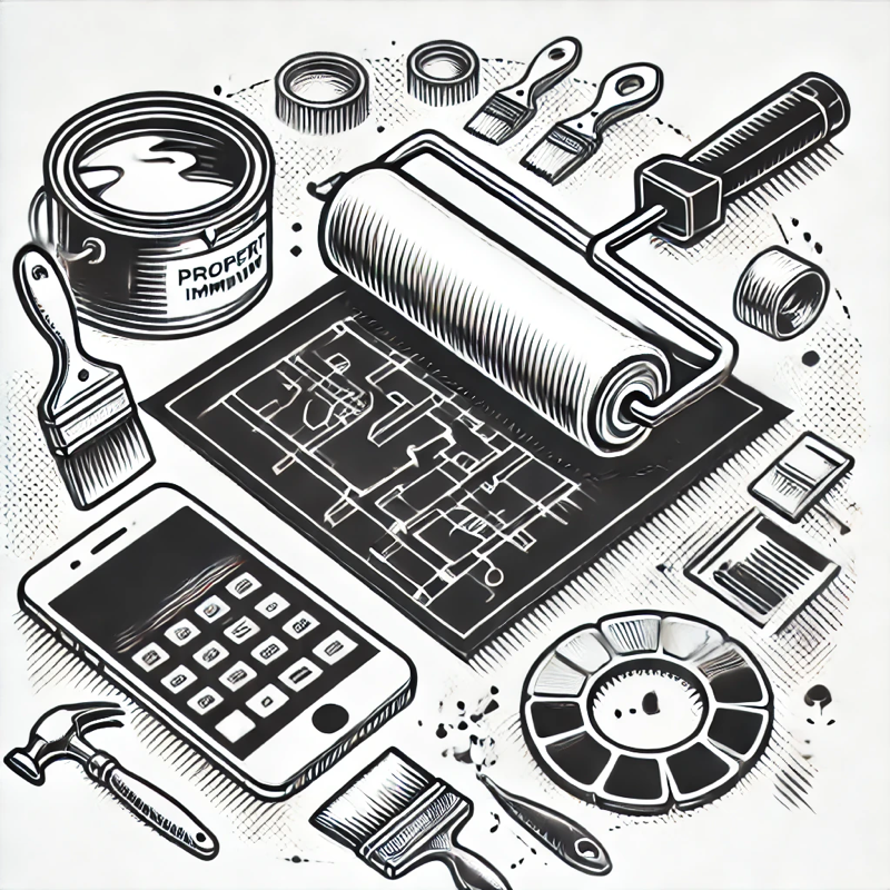Property improvement plan icon